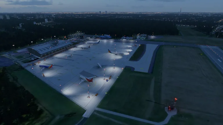 LCJ/EPLL Lodz - Lublinek epll lodz airport xplane 4