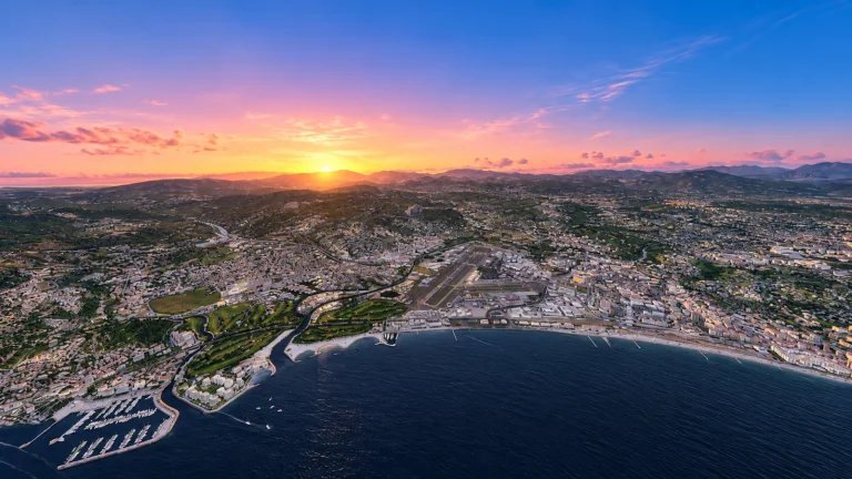 CEQ/LFMD Cannes - Mandelieu lfmd cannes mandelieu aerial view prepar3d