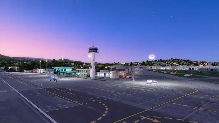 CEQ/LFMD Cannes - Mandelieu lfmd cannes mandelieu tower hangars prepar3d